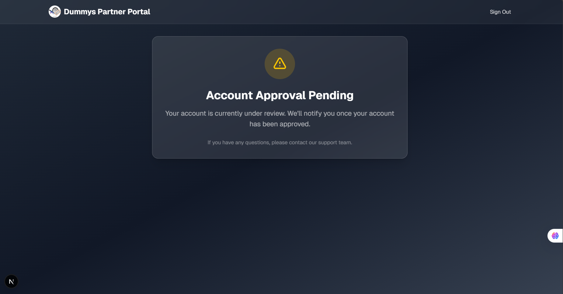 Dashboard Verification